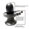 athizay 7 cm Black Stone Shivling Idol for Puja | Shiva Lingam for Mandir, Car Dashboard & Gifting | Natural Handcrafted Shivling for Shravan & Shivratri view 4