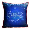 DREAMVIO Polyester Jute Merry Christmas Throw/Pillow Covers, Cushion Covers for Living Room - Set of 1, 24 X 24 Inch (Multicolor, Dv24Mccjute0011) view 1