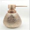 Toto Deals Ceramic Premium Antique Embrodery Design Liquid Soap Dispenser (Colour: Copper, Capacity: 300ml) view 1