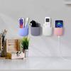 KK Gadgets Wall Mounted Storage Case for Remote, Toothbrush, Mobile Phone Plug Holder,Plastic, Multicolour, Pack of 4 Pieces view 3