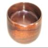 Arts Beauty Handicrafts Modern Wooden Bowl Perfect for Salads, Fruit and Entertaining (Brown, Diameter 5 inches, Large) view 2