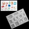 NOLAAI ARTOOL Silicone Resin Mold Creative DIY Multipurpose Jewellery Keychains Pendant Earrings Making Silicone Mold Epoxy Resin Art Mould (A47) view 1