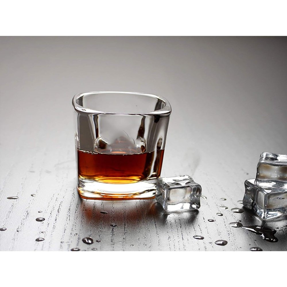 AFAST Clear Shot Glasses Add Fun and Style to Every Celebration and Toast. Enjoy Your Party, Capacity:- 50 Ml, Size:- 5 X 5 X 6 CM