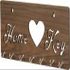 Webelkart Premium Home Keys Wooden Key Holder (30 cm x 13.5 cm x 0.4 cm, Brown)- 7 Hooks view 3
