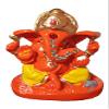 S A GIFTS Marble Lord Ganesha Idol for Car Dashboard, Marble Ganesha Murti, Ganesha Idol for Home & Pooja Room (5 x 4 x7 cm) view 1