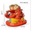 S A GIFTS Marble Lord Ganesha Idol for Car Dashboard, Marble Ganesha Murti, Ganesha Idol for Home & Pooja Room (5 x 4 x7 cm) view 4