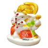 S A GIFTS Marble Lord Ganesha Idol for Car Dashboard, Marble Ganesha Murti, Ganesha Idol for Home & Pooja Room (4 x 6 x 8 cm) view 3
