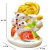 S A GIFTS Marble Lord Ganesha Idol for Car Dashboard, Marble Ganesha Murti, Ganesha Idol for Home & Pooja Room (4 x 6 x 8 cm) view 4