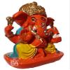 S A GIFTS Marble Lord Ganeshji Idol for Car Dashboard, Home & Pooja Room (6 x 4 x 9 cm) view 2
