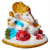 S A GIFTS Marble Lord Ganesha Idol for Car Dashboard, Ganesha Idol for Home & Pooja Room (6 x 5 x 9 cm) view 2