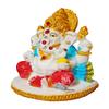 S A GIFTS Marble Lord Ganesha Idol for Car Dashboard, Ganesha Idol for Home & Pooja Room (6 x 5 x 9 cm) view 3