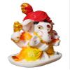 S A GIFTS Marble Lord Ganesha Idol for Car Dashboard, Marble Ganesha Murti, Ganesha Idol for Home & Pooja Room (6 x 4 x 6 cm) view 2