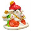 S A GIFTS Marble Lord Ganeshji Idol for Car Dashboard, Marble Ganesha Murti, Ganesha Idol for Home Puja (6 x 4 x 9 cm) view 3