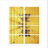 KC DCOR Golden Mirror Acrylic Small Squre Wall Sticker (self Adhesive) view 2