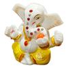 S A GIFTS Marble Lord Ganesha Idol for Car Dashboard, Marble Ganesha Murti, Ganesha Idol for Home Puja (7 x 3 x 8 cm) view 3
