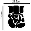 KC DCOR Golden Mirror Acrylic Ganesh ji Decorative Wall Sticker (self Adhesive) view 3