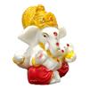 S A GIFTS Marble Lord Ganesha Idol for Car Dashboard, Ganesha Idol for Home & Pooja Room (5.5 x 4 x 7 cm) view 2