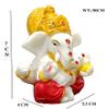 S A GIFTS Marble Lord Ganesha Idol for Car Dashboard, Ganesha Idol for Home & Pooja Room (5.5 x 4 x 7 cm) view 4