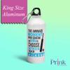 Prink Cricket Theme Water Bottle | Sipper Bottle | Water Bottles | Cricket Batsman Sippers | Printed Aluminium Sipper Bottle for Cricketers,Kids, Sports, Gym | 600 ml view 2