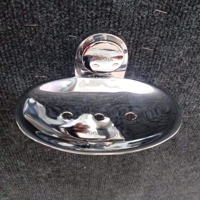 Soap Holder for Bathroom/Soap Dish/Bathroom Soap Stand/Bathroom Accessories(Chrome) - Pack of 1