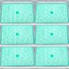 E-Retailer Waterproof PVC Refrigerator Drawer Mats/Multipurpose Mat/Fridge Mats Set of 6 Pcs (Jali Green, Size-17.5x12 Inches) view 1