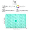 E-Retailer Waterproof PVC Refrigerator Drawer Mats/Multipurpose Mat/Fridge Mats Set of 6 Pcs (Jali Green, Size-17.5x12 Inches) view 3