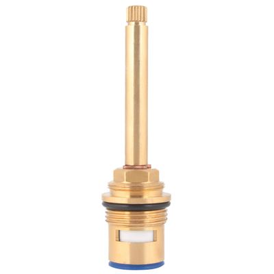 Spazio Brass Ceramic Disc Cartridge Quarter Turn 3/4 Inch Faucet Spindle Tap Angle Valve for Bathroom Kitchen