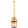 Spazio Brass Ceramic Disc Cartridge Quarter Turn 3/4 Inch Faucet Spindle Tap Angle Valve for Bathroom Kitchen view 1