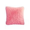PICKKART Decorative Faux Fur Pillow/ Backing Hold Pillow/ Seat Sofa Cushion Square Throw Pillow, 37 cm (Pink) view 3