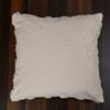 pepme Cotton Canvas Tufted Cushion Cover Zigzag Design Hand-Woven 18 inch Pack of 1 Bohemian Pillow Case for Sofa, Chair, Living Room (Off-White) view 3