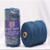 DK Craft Touch Twisted Macrame Pure Cotton Cord for Macrame DIY and Other Projects (Peacock Blue, 4 mm 100 metre) view 1