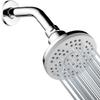 ALTON SHR22020 ABS Overhead Chrome Finish Polished 4 inch Shower with 9 Inch Brass Arm and Flange (Silver) view 1