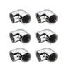 KI 1/2-Inch Brass Chrome Plated 90 Degree Elbow with Internal Thread (Pack of 6) CP Elbow for Pipe Fittings view 1