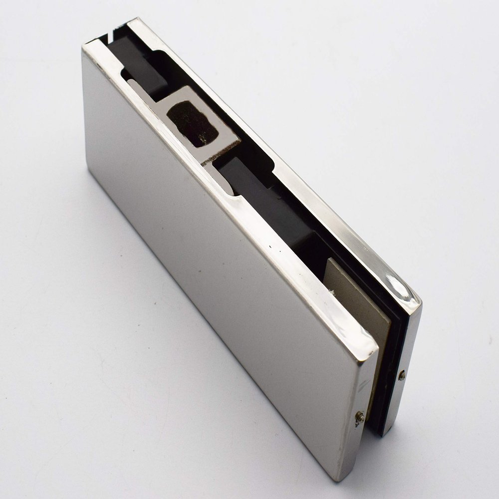 RAB Stainless Steel Glass Door Bottom Patch Fitting Series Accessories (Code:-Square Hole PF)