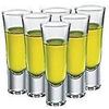 RAVIZAA Glass Shot Glass, Vodka Shot Glass Set of 10, Shot Glass for Beverage Drink, Pataila, Tequila, Liquor, Vodka, Cordial, Crystal Clear (Vodka Tequila Shot Glasses, 35 ML) (10) view 1