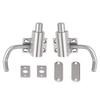 SANJARI Heavy Cam Bolt |Fully Brass in S.S. Finish Automatic Tower Bolt (Set of 2) view 2