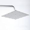 TOSCH Shower 304 Sandwich Square 8X8 INCH Over Head Shower, Large Silver - Without Rod Arm view 3