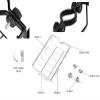 Dayish 2 Pcs Metal Faucet Sponge Storage Rack/Tap Holder Organizer/Soap Sponge Dish Hanging Shelves/Sink Caddy Drainer Shelf For Kitchen, Bathroom, Sink, Wash Basin - Black (15x10x4cm) view 3
