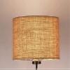 DARKROOM Light 12' shade Jute Burlap Lampshade, (12" x 12" x 8") for Table and Floor Lamps view 4
