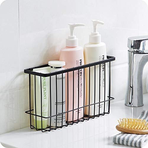 Rasikvar Self-Adhering Metal Bathroom Rack Storage Shelves/Bathroom Storage Rack/Steel Bathroom Corner Shelf Storage Organizer