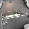 Plantex Stainless Steel Bathroom Shelf with Soap Dish/2in1 Multipurpose Shelf for Bathroom/Bathroom Shelf Rack (15x5 Inches)  Pack of 1 view 2