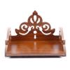 MELANA Art and Craft Wooden Temple Beautiful Plywood Pooja mandir Room Home Decor Office OR Home Temple(Red, Small) (Pack of 1) view 3