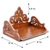 MELANA Art and Craft Wooden Temple Beautiful Plywood Pooja mandir Room Home Decor Office OR Home Temple(Red, Small) (Pack of 1) view 4