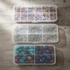 C.S.M CSM Jewelry Case Organizer(CLICK-3) Rectangular Plastic Storage Box with dividers 4/6/12 Grids (Transparent) - Pack of 3 Boxes view 2