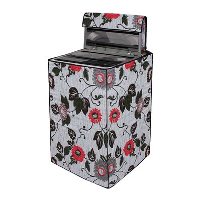 Star Weaves LG Top Load Washing Machine Cover Suitable for 6 kg, 6.2 Kg, 6.5 Kg, 7 Kg (58cms X 58cms X 88cms), (Design21)