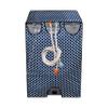 Star Weaves Fully Automatic Top Load Washing Machine Cover For Samsung/Ifb/Lg/Godrej/Bosch/ 6 Kg, 6.2 Kg, 6.5 Kg, 7 Kg (58 X 58 X 88 Cms), Waterproof & Dustproof, Polyester, Blue Polka Dots view 3
