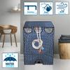 Star Weaves Fully Automatic Top Load Washing Machine Cover For Samsung/Ifb/Lg/Godrej/Bosch/ 6 Kg, 6.2 Kg, 6.5 Kg, 7 Kg (58 X 58 X 88 Cms), Waterproof & Dustproof, Polyester, Blue Polka Dots view 4