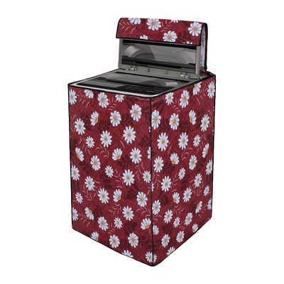 Star Weaves LG Top Load Washing Machine Cover Suitable for 6 kg, 6.2 Kg, 6.5 Kg, 7 Kg (58cms X 58cms X 88cms), (Design08)
