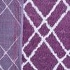 AEROHAVEN Glorious Super Soft Microfiber Abstract Designer Anti Slip Bathmat - BM-12 (Wine, 50 x 80 cm) view 3
