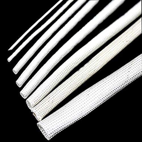 Rpi shop - 24 Meters Fiberglass Insulation Sleeves, Wire sleeve, sleeve for good wire protection, 8 Different Size(1mm, 2mm, 3mm, 4mm, 5mm, 6mm, 8mm, 10mm) Each 3 Meter